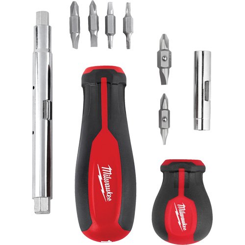 UAY763 - 11-in-1 Multi-Bit Screwdriver & 6-in-1 Stubby Multi-Bit Screwdriver Set