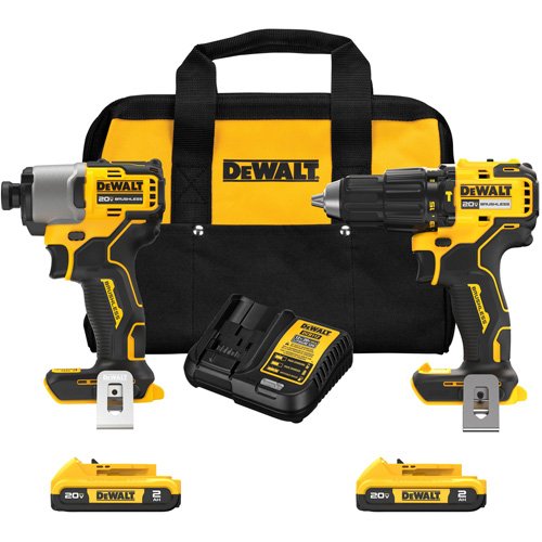UAY816 - Brushless Compact Cordless 1/2" Hammer Drill & 1/4" Impact Driver Kit