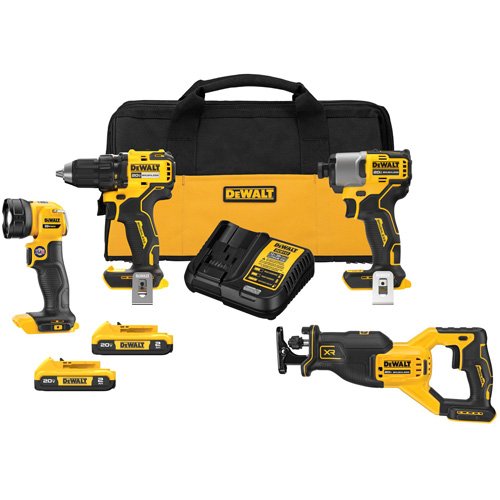 UAY824 - XR® Brushless Cordless 4-Tool Combo Kit