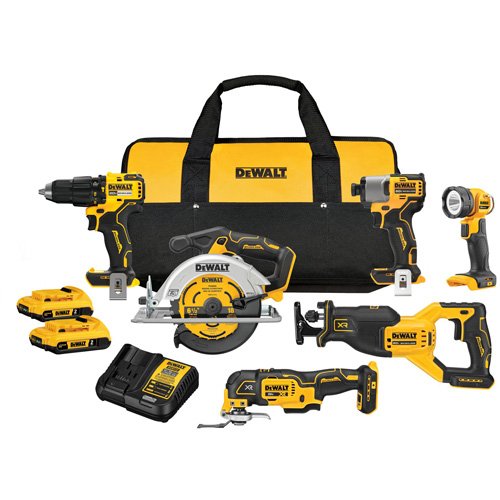 UAY828 - V20 Brushless Motor 6-Tool Combo Kit