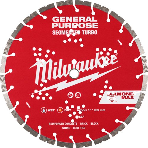 UAY929 - DIAMOND MAX™ Segmented Turbo General Purpose Diamond Blade