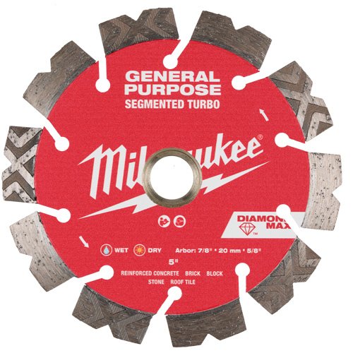 UAY933 - DIAMOND MAX™ Segmented Turbo General Purpose Diamond Blade