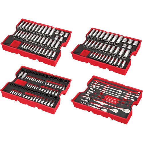 UAZ312 - Metric & SAE Ratchet & Socket Set with Trays for PACKOUT™ Drawers