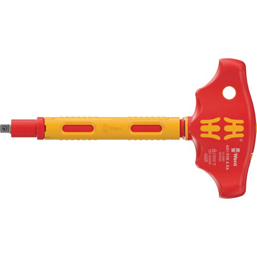 UAZ322 - 410 i VDE A RA VDE-Insulated T-Handle Adapter Screwdriver with Ratchet