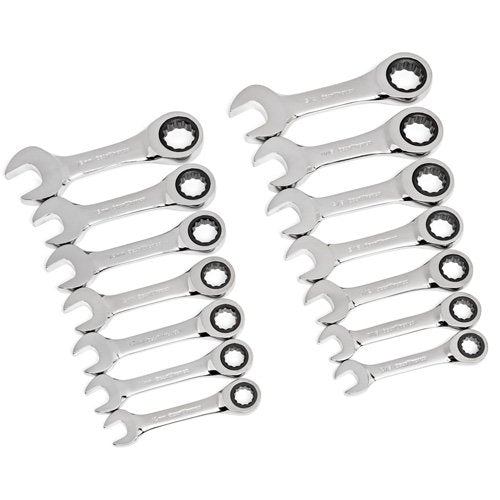 UAZ396 - 72-Tooth 12 Point Stubby Wrench Set