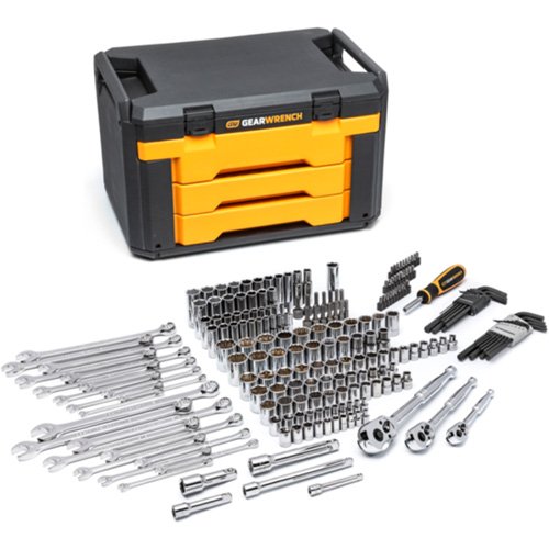 UAZ398 - Mechanics Tool Set in 3 Drawer Storage Box
