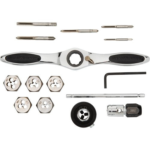 UAZ508 - Metric Ratcheting Tap & Die Set