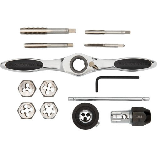 UAZ510 - SAE Ratcheting Tap & Die Set