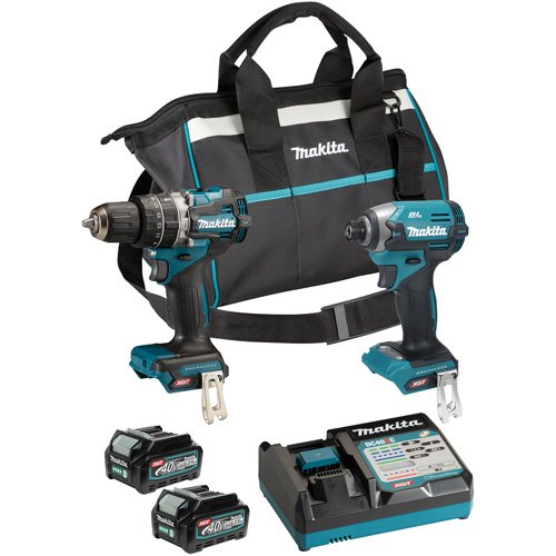 UAZ559 - 40Vmax XGT Brushless Cordless Impact Driver & Hammer Drill/Driver Tool Kit