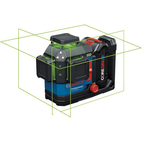 UAZ655 - 360º Connected Green-Beam Three-Plane Leveling and Alignment Laser