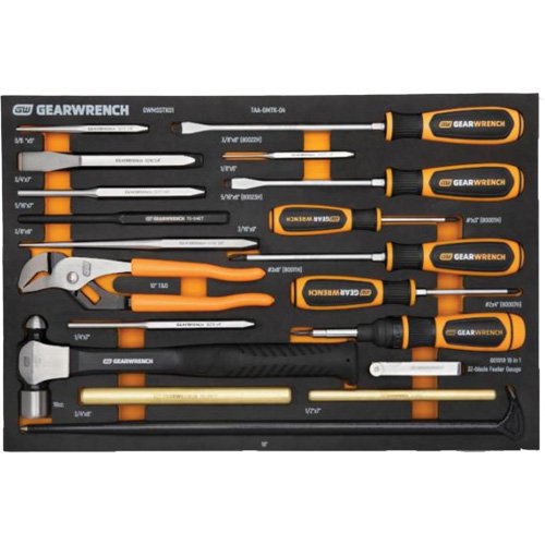 UAZ751 - Striking Tools & Screwdriver Set in Foam Storage Tray