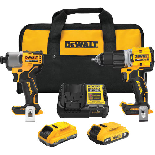 UBA172 - XR Brushless Cordless Premium Drill Driver Kit with 4 Ah POWERSTACK Battery and 2 Ah Battery