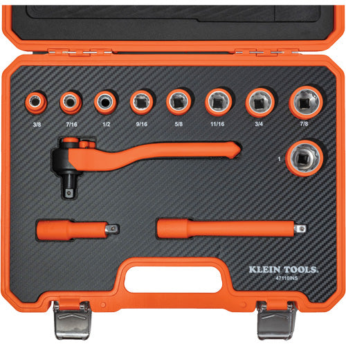 UBA332 - Insulated Ratchet & Socket Set with Case