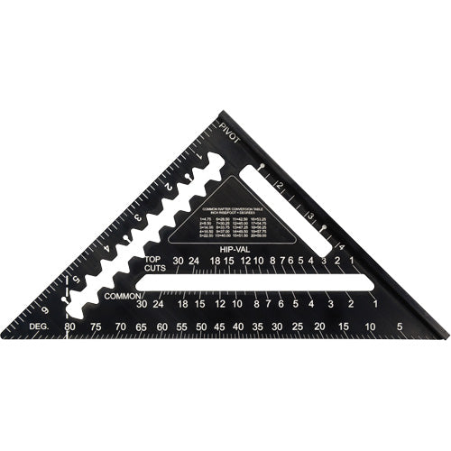 UBA593 - 7" Johnny Square® Laser Etched Rafter Square