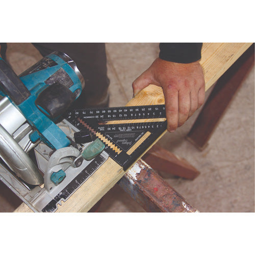 UBA593 - 7" Johnny Square® Laser Etched Rafter Square