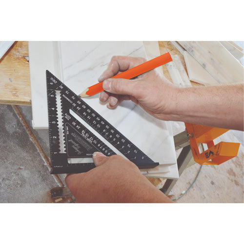 UBA593 - 7" Johnny Square® Laser Etched Rafter Square