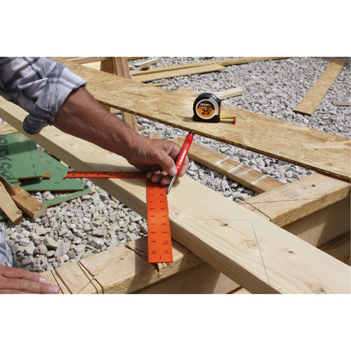 UBA642 - High-Visibility Orange EZ Read™ Carpenter Square