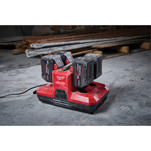 UBA674 - Four Bay Simultaneous Super Charger with PACKOUT™ Compatibility