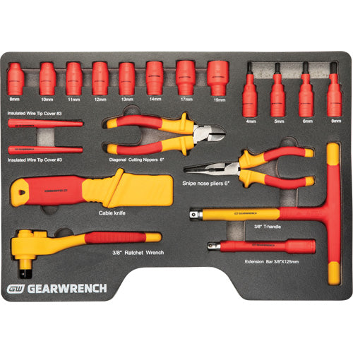UBA723 - VDE Insulated Tool Set