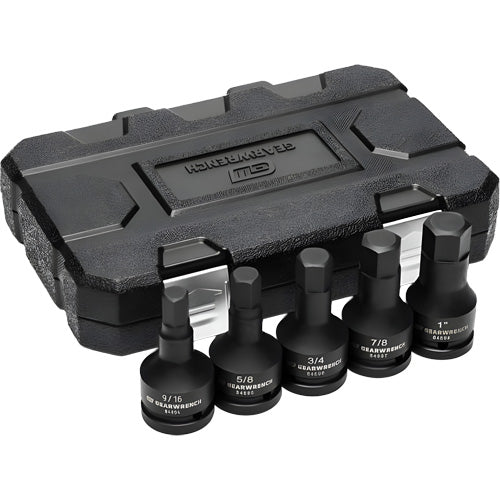 UBA731 - SAE Impact Bit Socket Set with Blow Mold Case