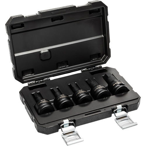 UBA731 - SAE Impact Bit Socket Set with Blow Mold Case