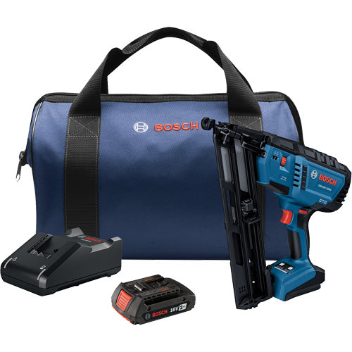 UBA752 - Brushless 15-Gauge Angled Finish Nailer Kit 