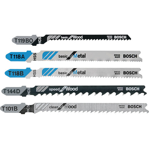 UBA765 - T-Shank Jig Saw Blade Set for Wood and Metal