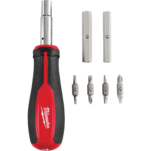 UBA811 - 11-in-1 Magnetic 1/4" & 3/8" Drive Multi-Bit Screwdriver