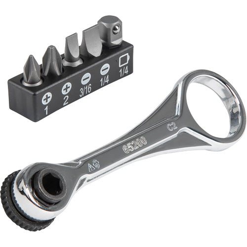 UBA832 - 5-Piece Slim-Profile Mini Ratchet Set