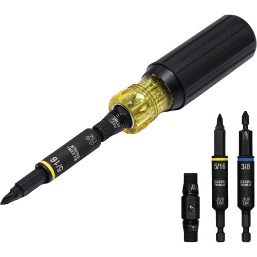 UBA835 - 11-in-1 Impact Rated Multi-Bit Screwdriver/Nut Driver
