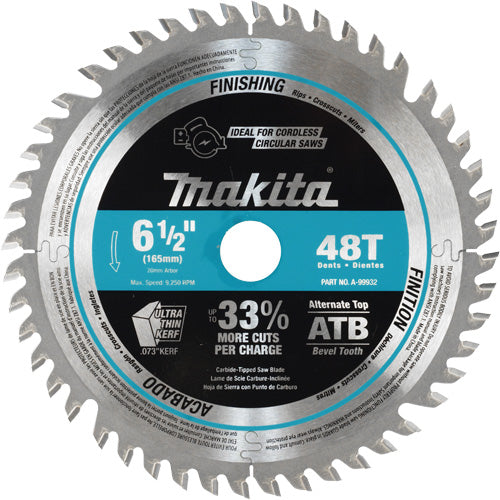 UBA861 - Carbide-Tipped Cordless Plunge Saw Blade