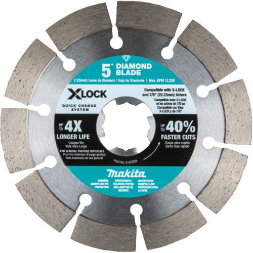 UBA879 - X-LOCK Segmented Diamond Blade for Masonry Cutting