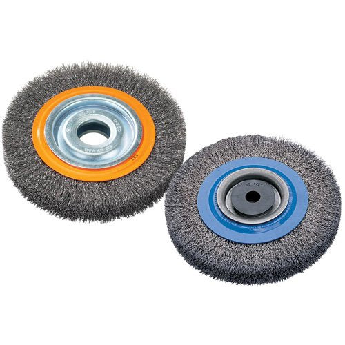 VV849-Crimped Wire Bench Wheel Brush