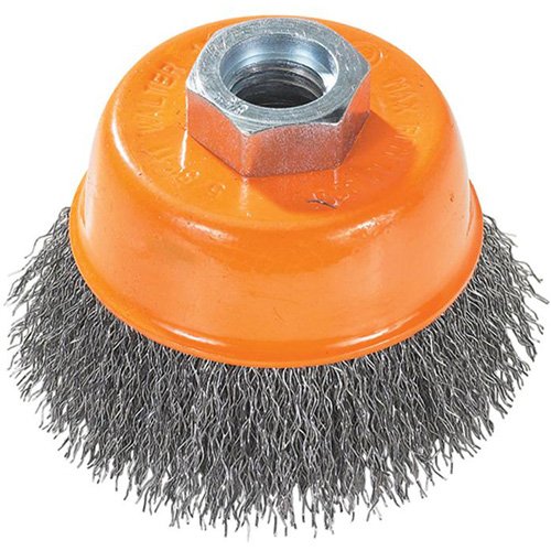 UE884-Crimped Wire Cup Brush with Ring