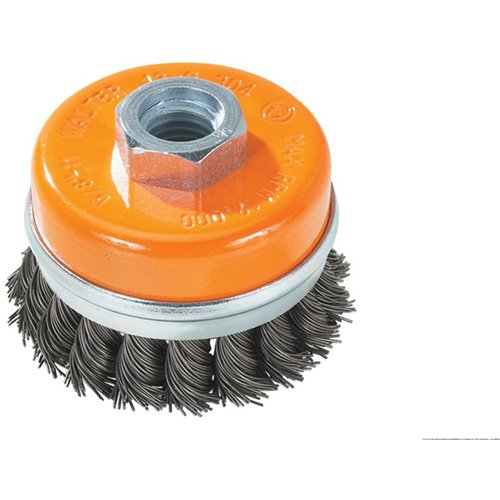 UE898-Knot-Twisted Wire Cup Brush with Ring