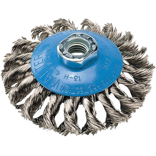 UE905-Saucer Cup Brush With Knot-Twisted Wires