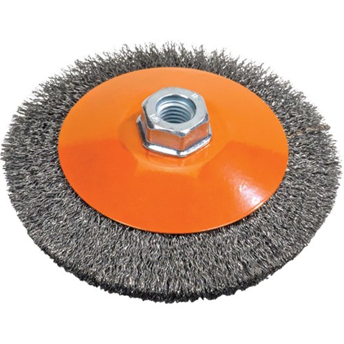 UE907-Saucer Cup Brush With Knot-Twisted Wires