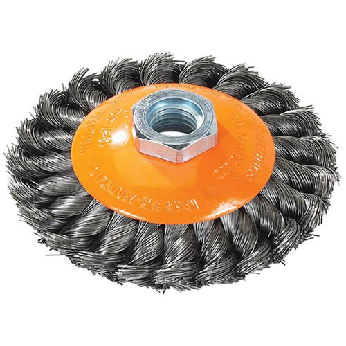 UE911-Knot-Twisted Saucer Cup Wire Wheel