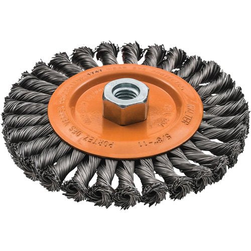 UE941-Wide Knotted Wire Wheel Brush