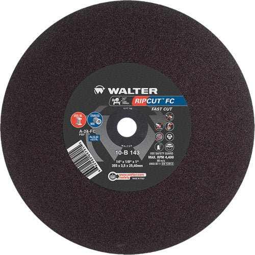 VE489-Ripcut™ Stainless Steel & Steel Cut-Off Wheel for Stationary Saws