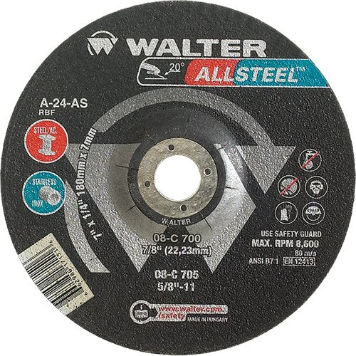 VE805-Allsteel Xtra™ Depressed Centre Grinding Wheel