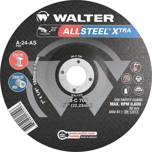 VE806-Allsteel Xtra™ Depressed Centre Grinding Wheel
