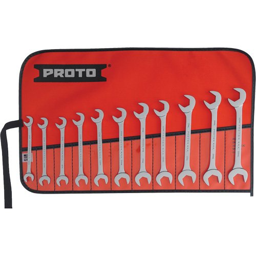 VM207 - 11-Piece Angled Open-End Wrench Set
