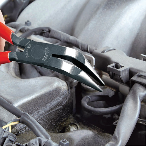 VQ767 - 8" Long Nose 70° Angled Pliers without Cutter