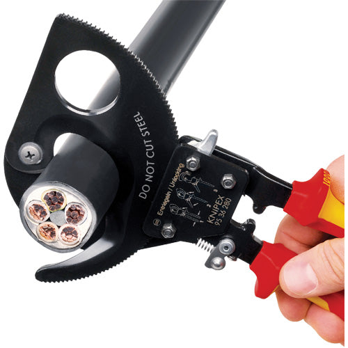 VT869 - Insulated Ratcheting Cable Cutters