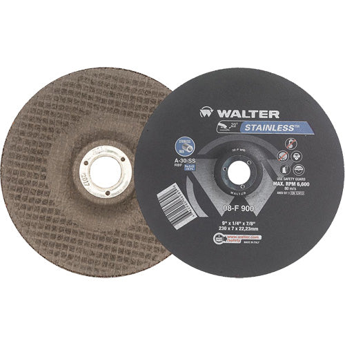 VV113 - Stainless Steel Depressed Centre Grinding Wheels