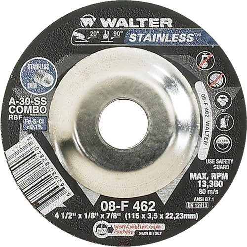 VV114-Depressed Centre Grinding Wheels - Stainless Type 27