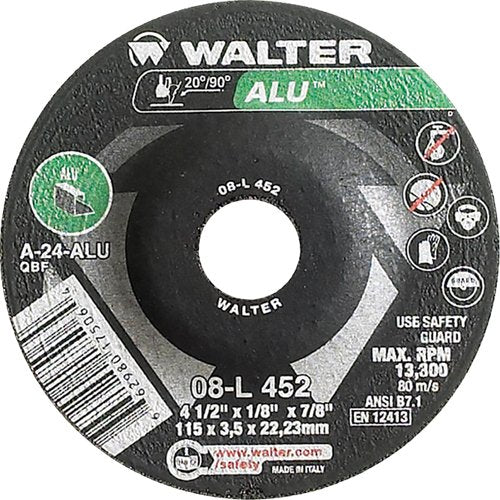 VV123-Depressed Centre Grinding Wheels - Aluminium Type 27