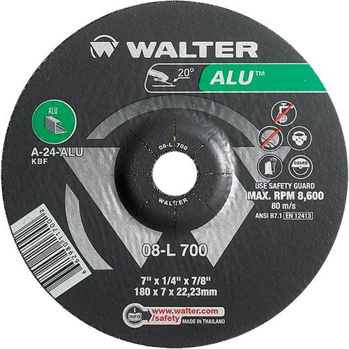 VV130-Aluminium Depressed Centre Grinding Wheels