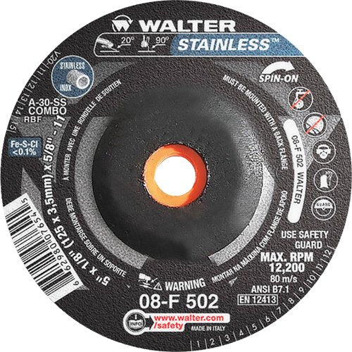 VV408-Depressed Centre Grinding Wheels - Stainless Type 27